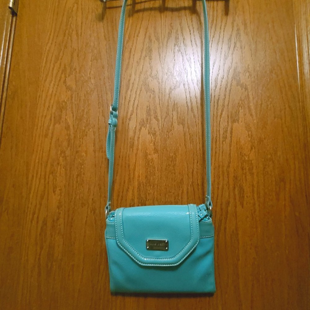 Nine West Teal Cross Body Purse